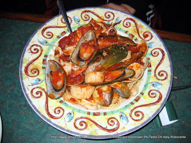 Menu for Taste Of Italy Ristorante in Allentown, Pennsylvania