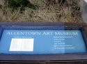 Downtown Allentown Art Museum Outside Sign